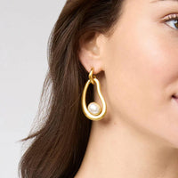 Julie Vos - Wave Statement Pearl Earring