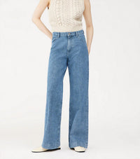 DL1961 - Women's Zoie Wide Leg Jeans in mid laser - women's jeans