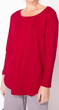 Escape By Habitat - Cotton Slub Hi-Low 3/4 Sleeve Tee