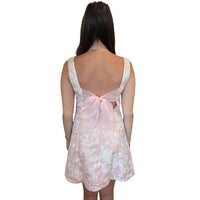 B.Right - Back Bow Mini Dress