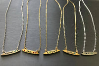 Jessica Elliot - Women's Enamel Small Surfboard Necklace - Love
