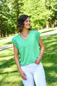 Entro - Bold And Basic V-Neck Top
