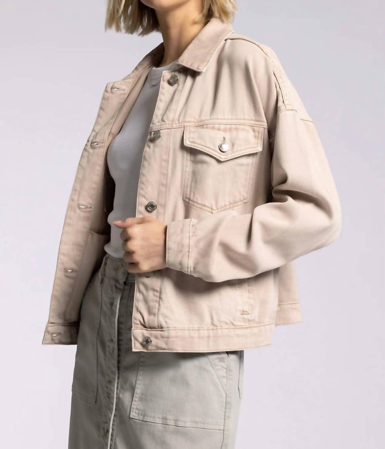 Thread & Supply - Magnolia Relaxed Drop Shoulders Jacket