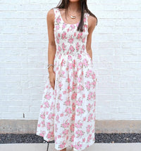 Sofie The Label - The Millie Floral Smocked Midi Dress