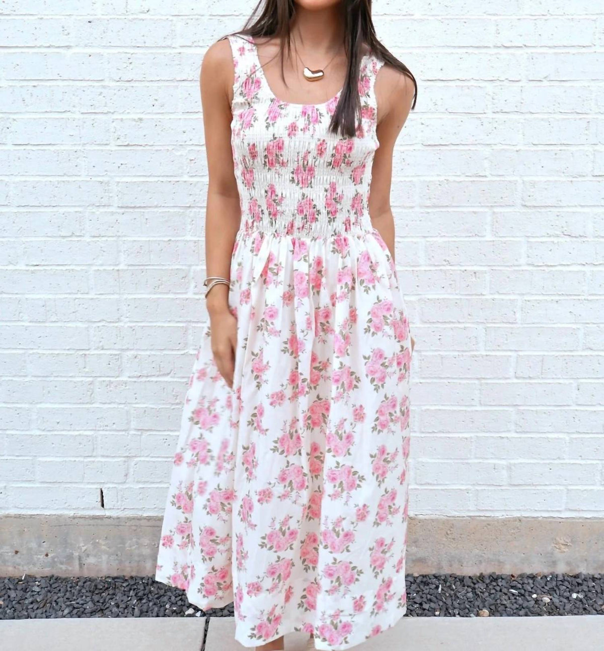 Sofie The Label - The Millie Floral Smocked Midi Dress