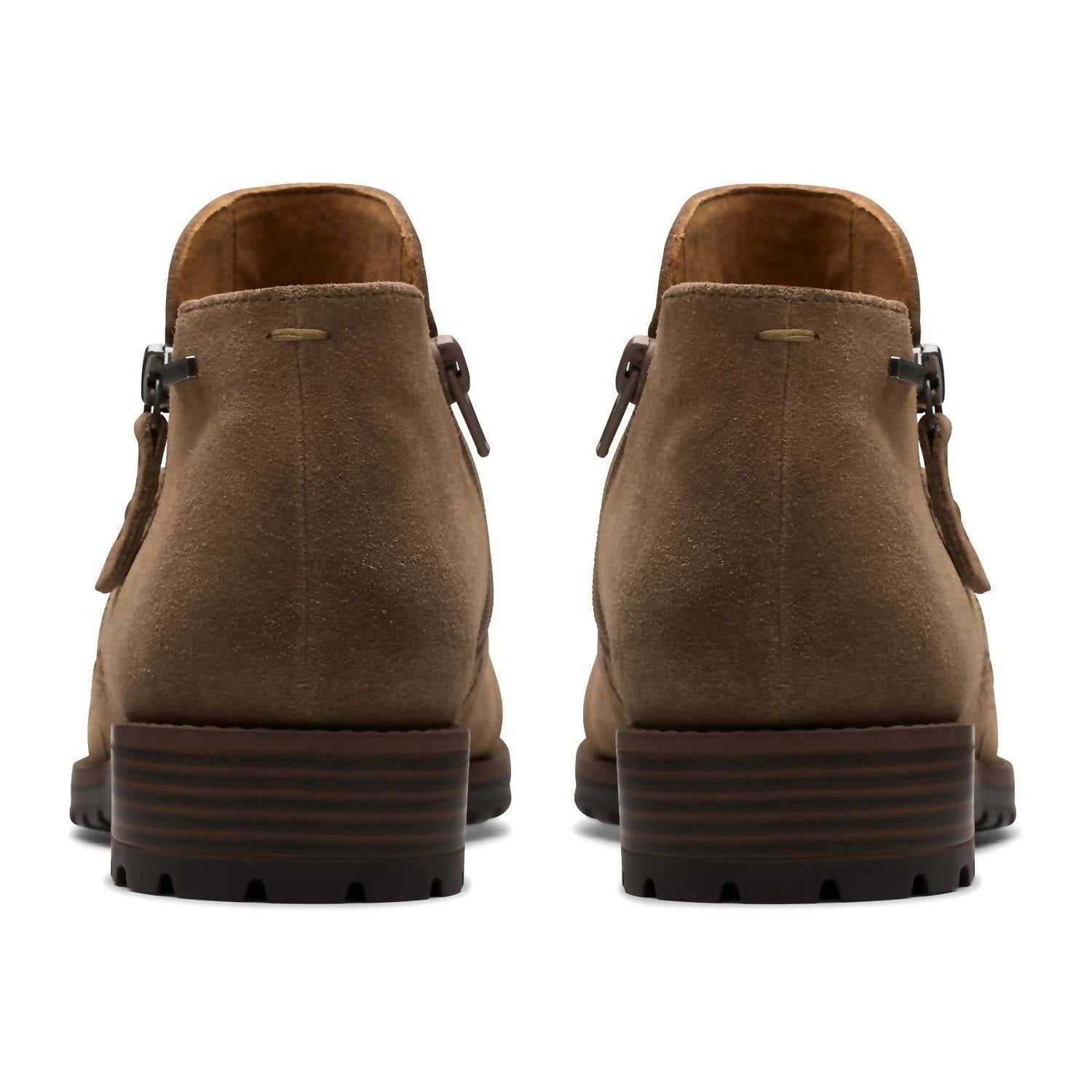 Clarks Women's Nissini Top Boot in dark taupe - women's shoe - view 4