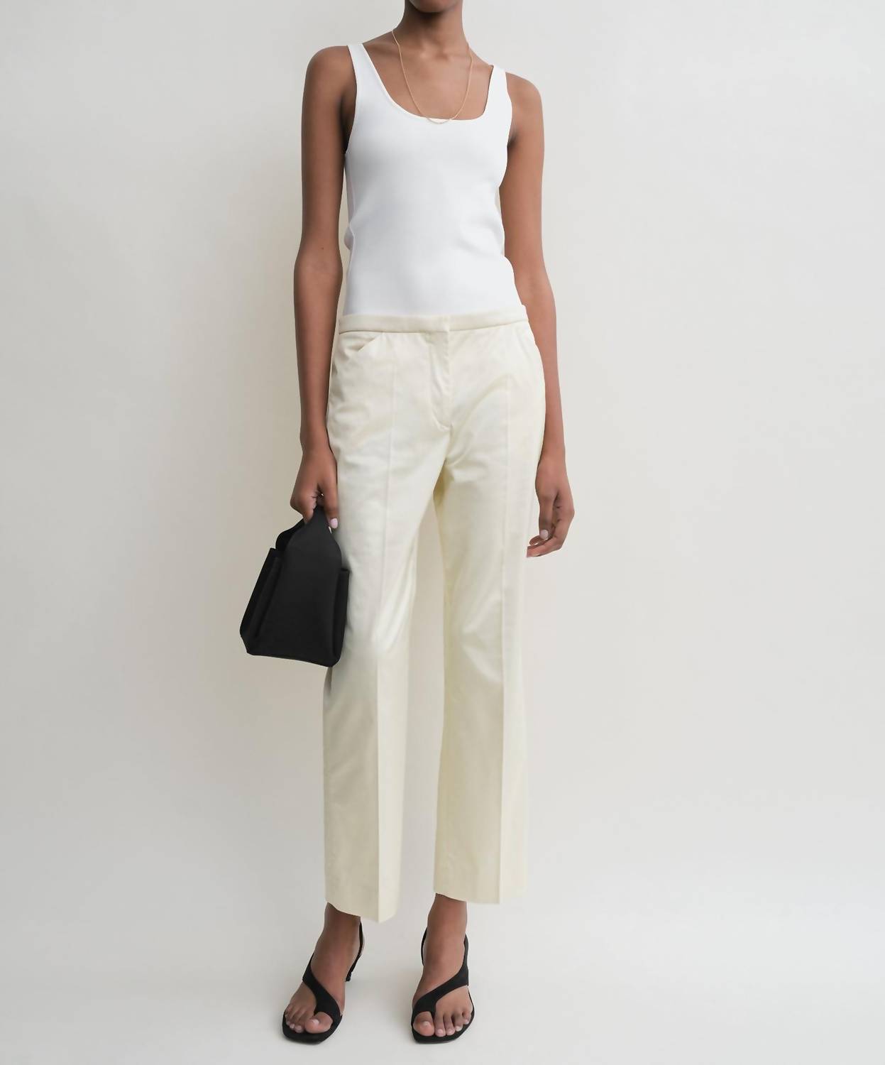 Toteme - Cropped Straight Trouser