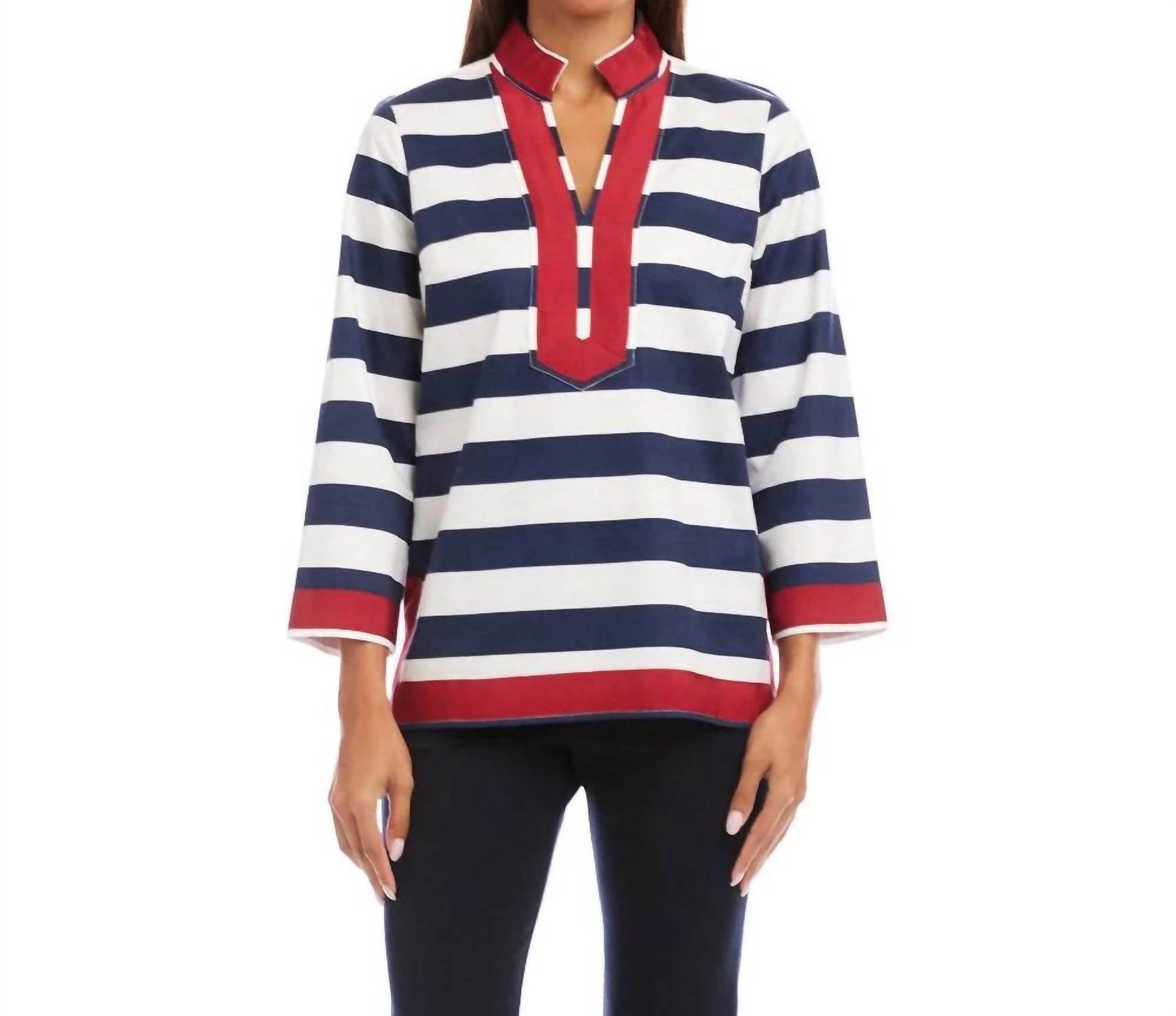 Karen Kane - Striped St Tropez Tunic Top