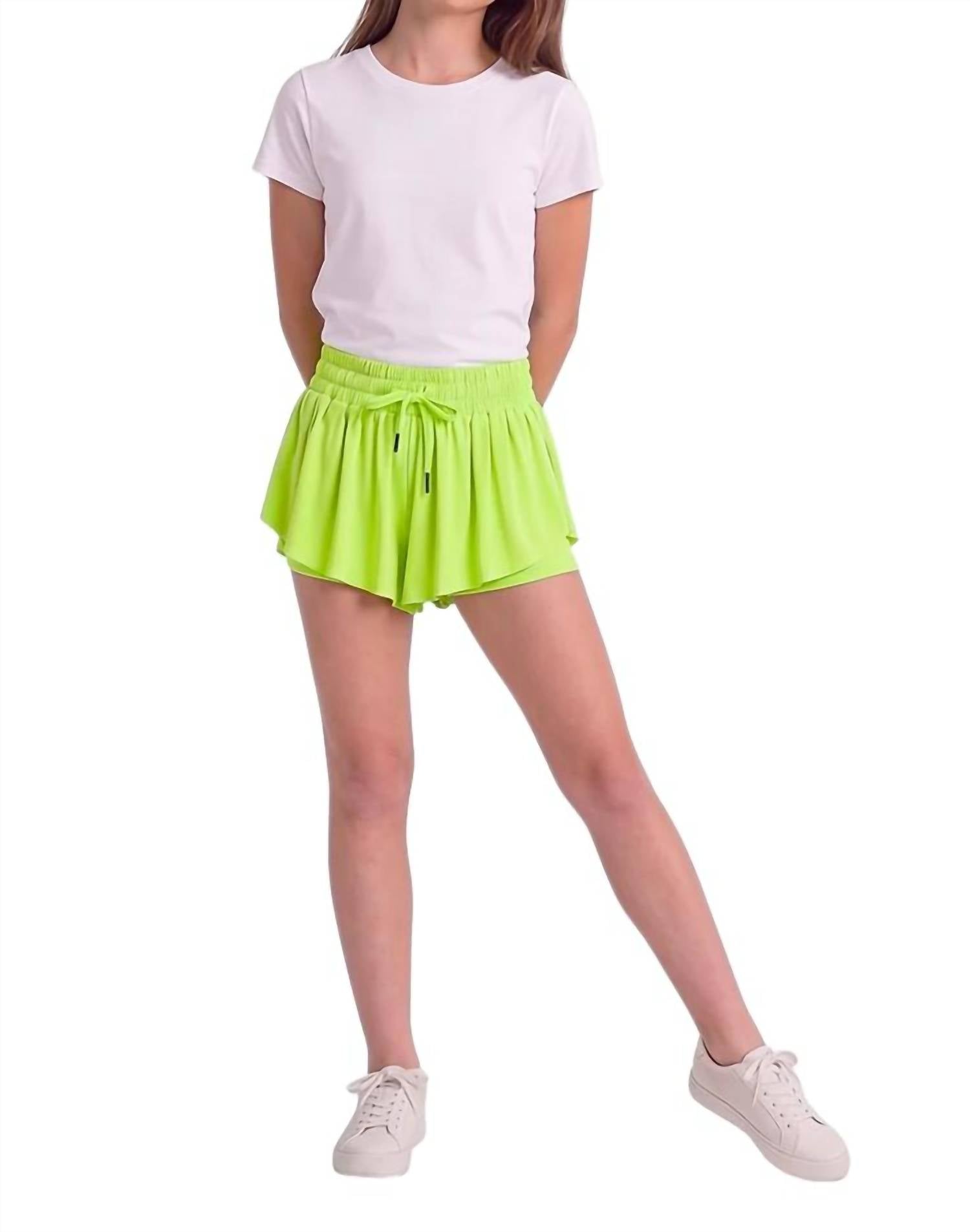 Tractr - Girls Butterfly Shorts