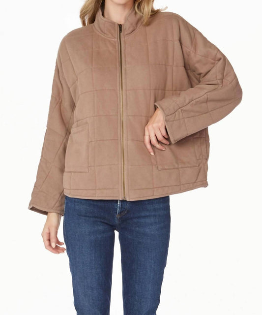 Mock Neck Dolman Jacket