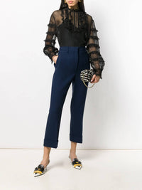 Valentino - Sheer Organza Blouse
