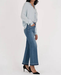 Level99 - Naomi Pintuck Kick Flare Jeans