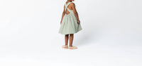Omamimini - Quilted Poplin Pinafore Dress