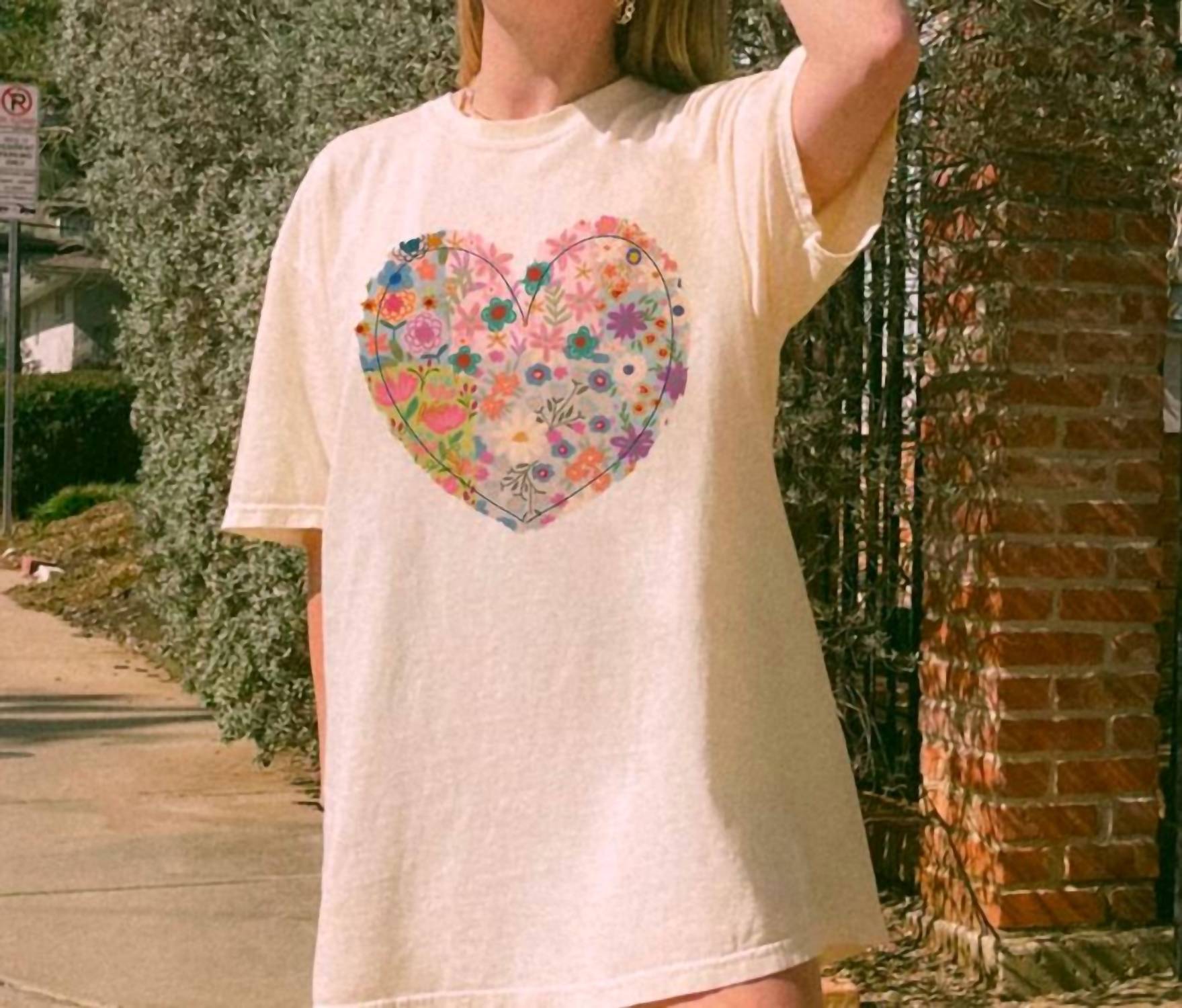 Willow Poppy - Boho Heart Graphic Tee