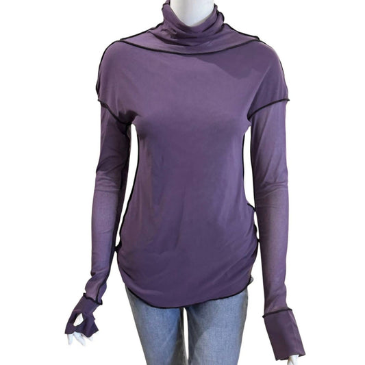 Petit Pois By Viviana G - Double Mesh High Neck Tee