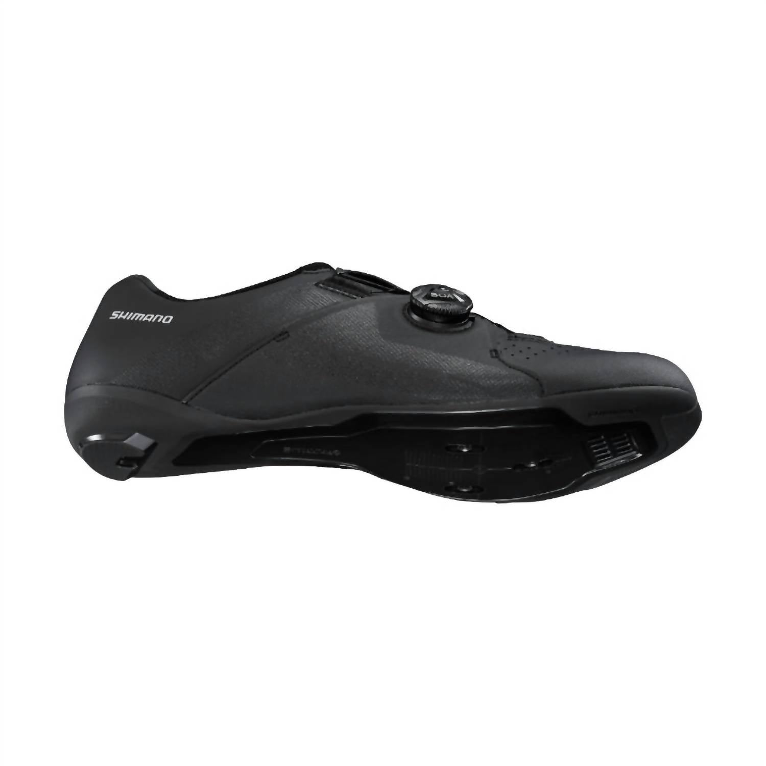 Shimano Men's Sh-rc300 Bicycle Shoes in black - men's shoe - detail view