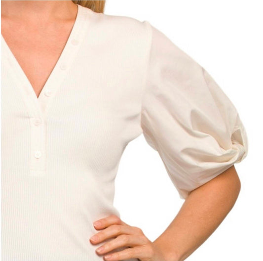 Derek Lam 10 Crosby - Albane Mixed Media Tee