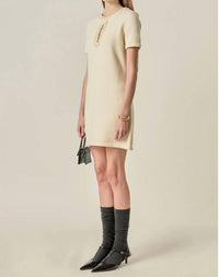 English Factory - Women's The Pearl Embellished Knit Mini Dress