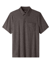 RHONE Wfh Short Sleeve Polo in grey - men's shirt - alternate view