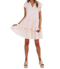 In February - Floral Phase Flare Mini Dress