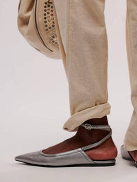 Free People - Women's Jules Point Wrap Flats