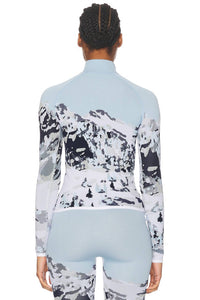 Perfect Moment - Landscape 1/4 Zip Baselayer Top