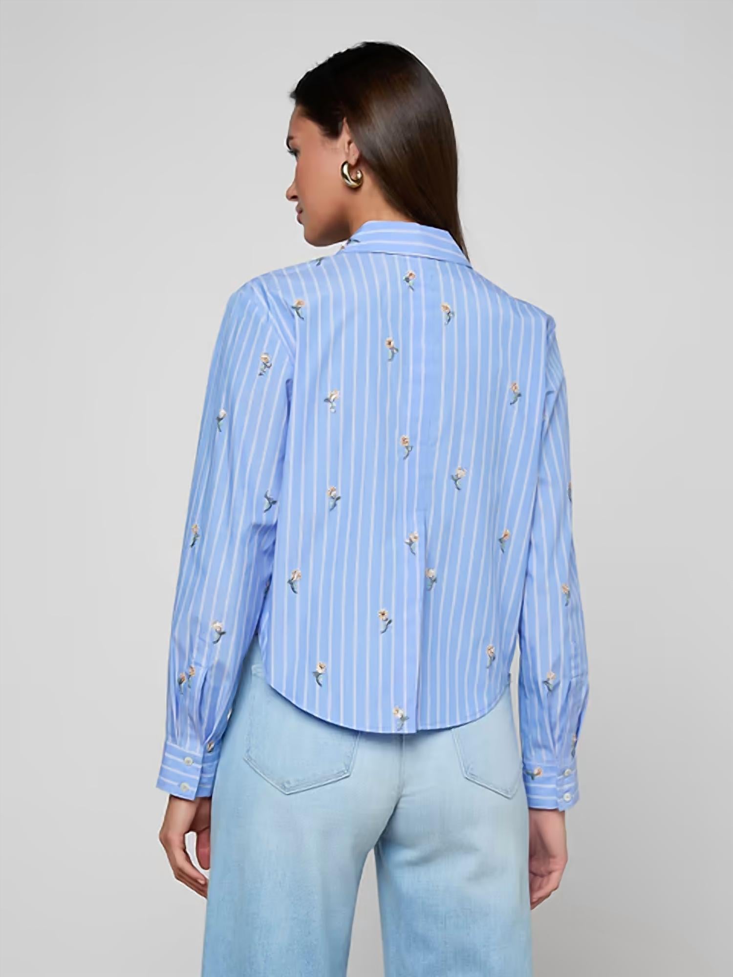 L'Agence - Cosette Sequined Shirt