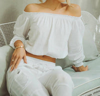 Blanco By Nature - Solange Off Shoulder Top