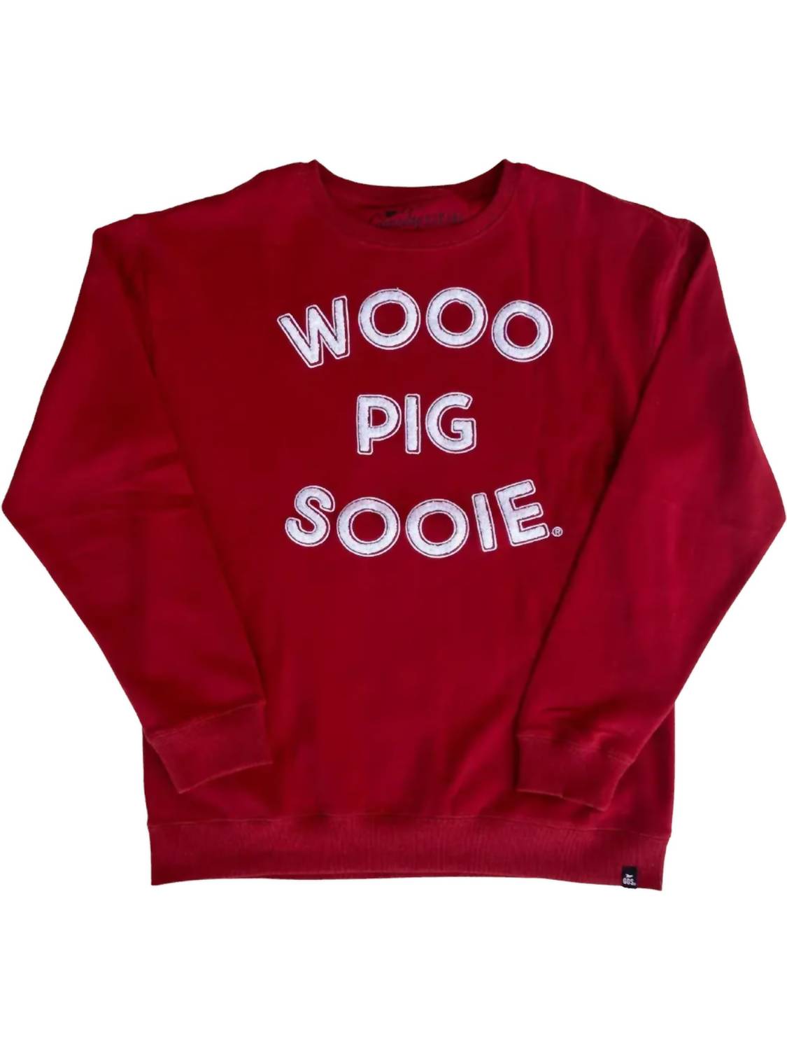 Gameday Social Arkansas Perkins Chenille Top in red - women's sweater - detail view
