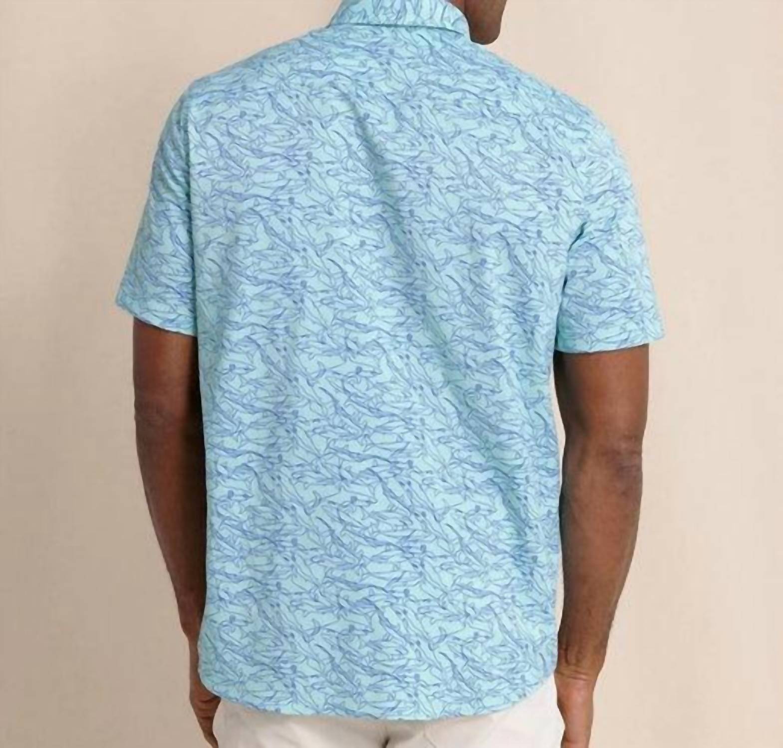 Southern Tide - Shark Bait brrr Intercoastal Short Sleeve Sport Shirt