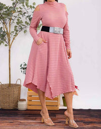 Karen T Design - Bubble Textured Midi Dress