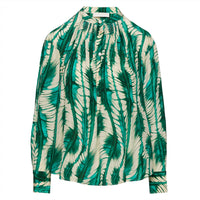Ulla Johnson Women's Nahir Blouse in acacia - women's blouse - alternate view