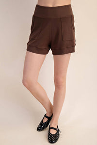 Glam - Relaxed Side Pocket Knit Shorts