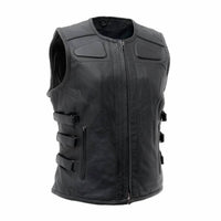 First Mfg Co. - Women's Katana Motorcycle Leather Vest
