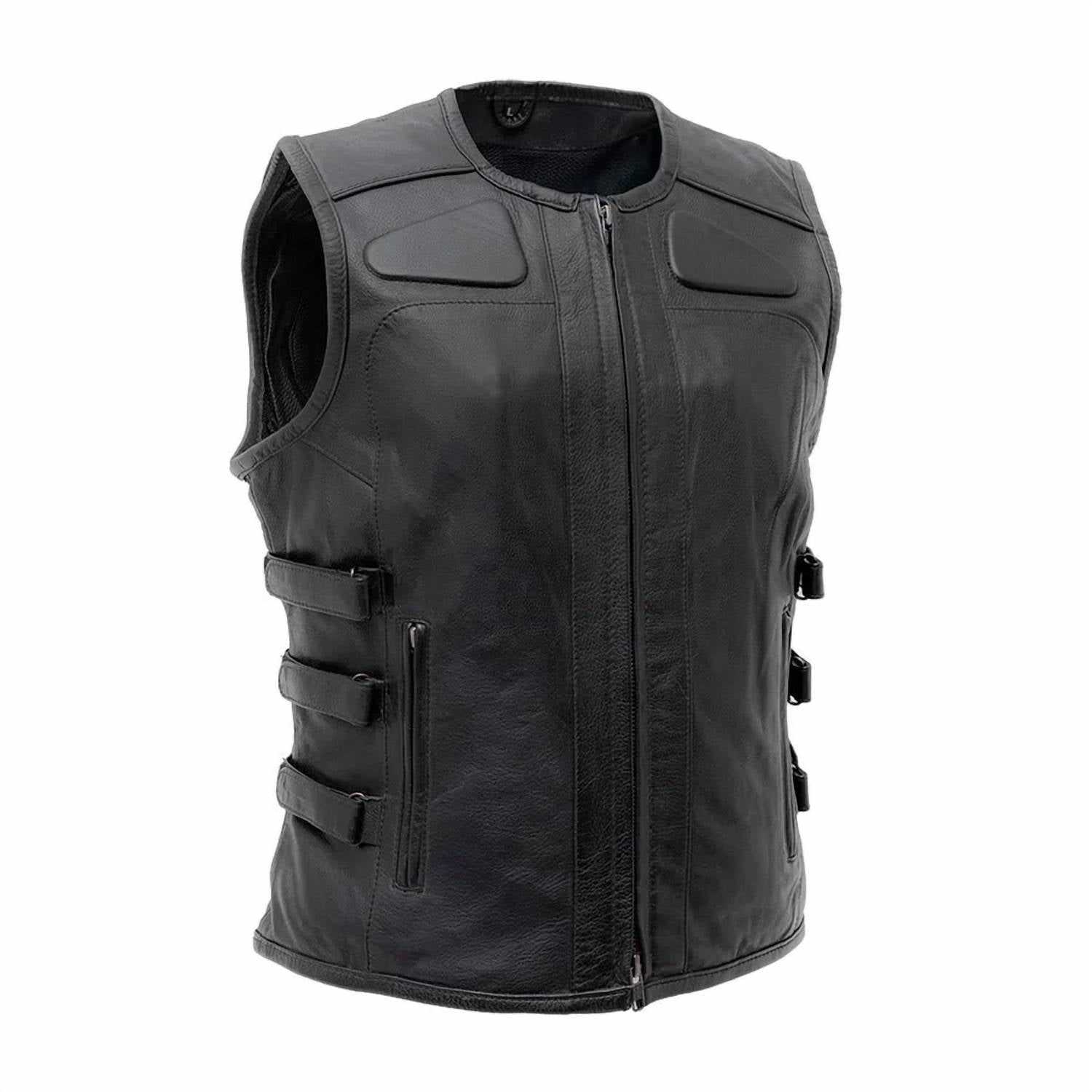 First Mfg Co. - Women's Katana Motorcycle Leather Vest