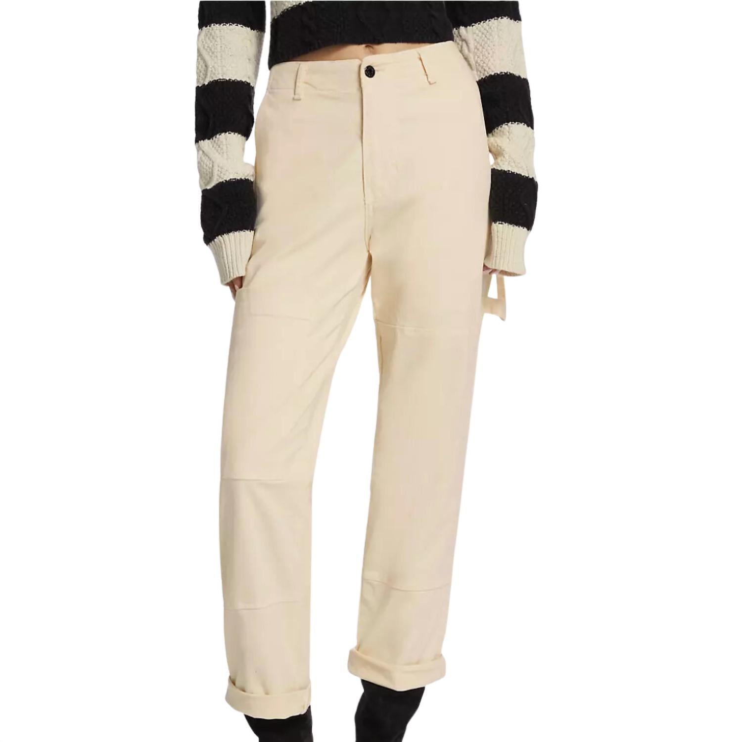 ASKK NY Women's Carpenter Pant in cream - women's pants