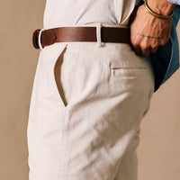Flint and Tinder Men’s 365 Chino Shorts in cream - men's shorts - view 4
