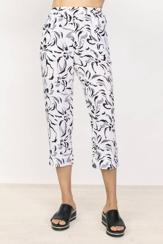 Habitat - Express Travel Hand Painted Floral Capri Pants