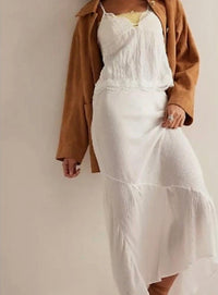 Free People intimately sweet on your bias skirt in clean ivory - women's skirt - view 4