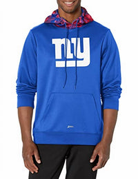 Zubaz - NFL NEW YORK GIANTS TEAM COLOR CAMO BACK PANEL HOODIE