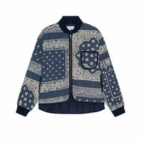 The Great. - Quilted Bomber Jacket