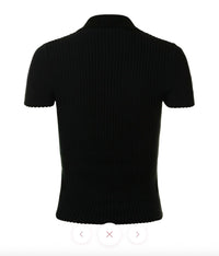 White + Warren - Women's Cotton Ribbed Polo