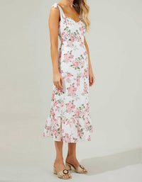 Sugarlips - Villa Garden Eyelet Midi Dress
