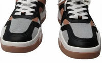 DECIBEL Men's Volume 1 Runners Sneakers in gray pink - men's shoe - detail view