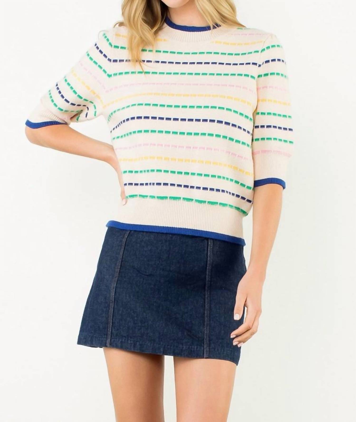 Thml - Dotted Line Sweater