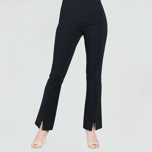 Clara Sunwoo - Ponte Knit Kick Front Slit Pant