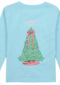 Properly Tied - Girl's Merry And Bright Long Sleeve Tee