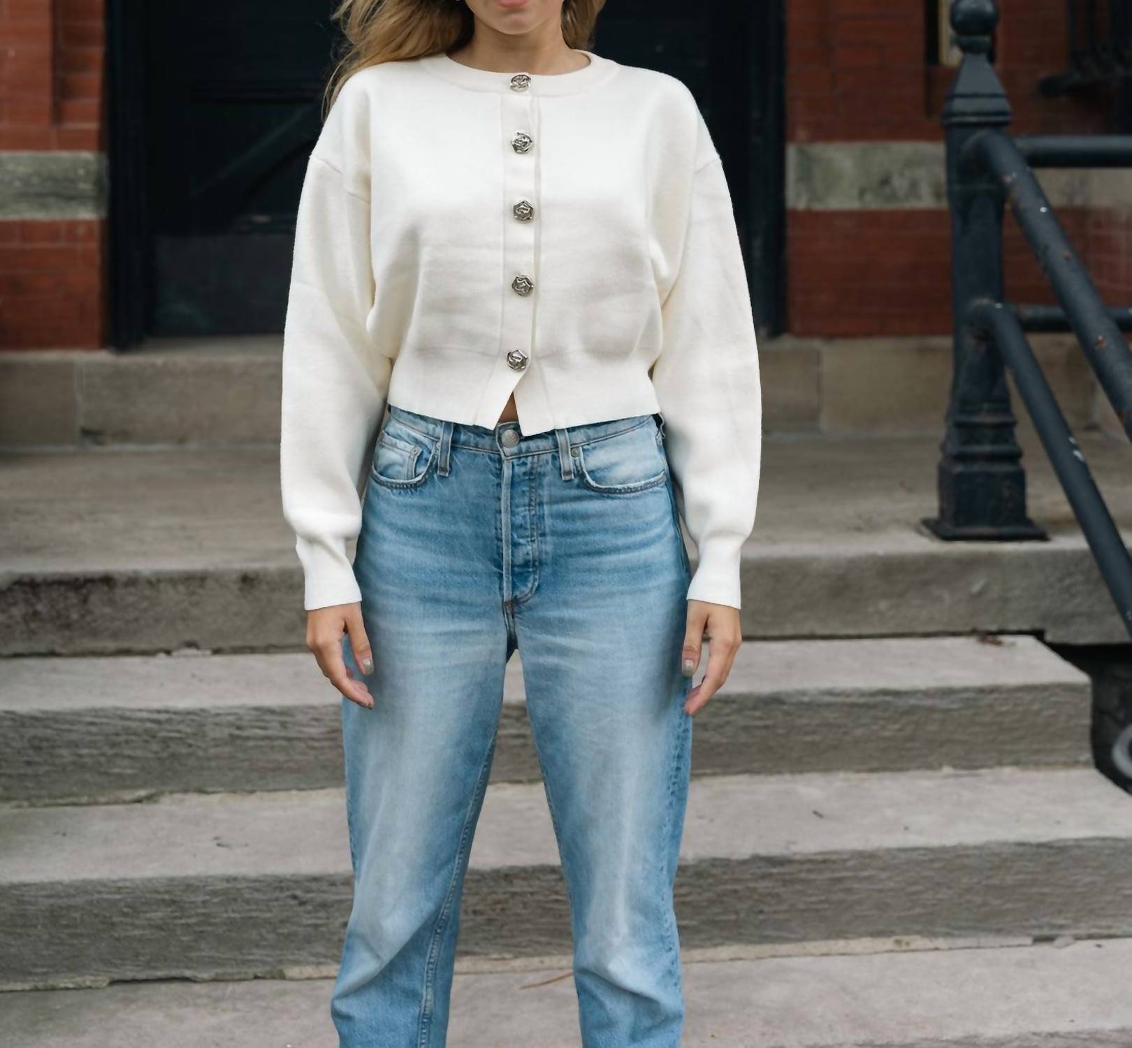 In The Beginning - Long Sleeve Button Cardigan