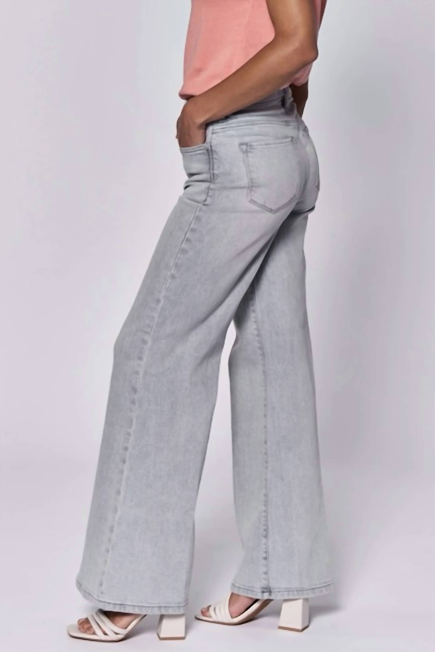Dear John Denim - Fiona High Rise Wide Leg Jeans