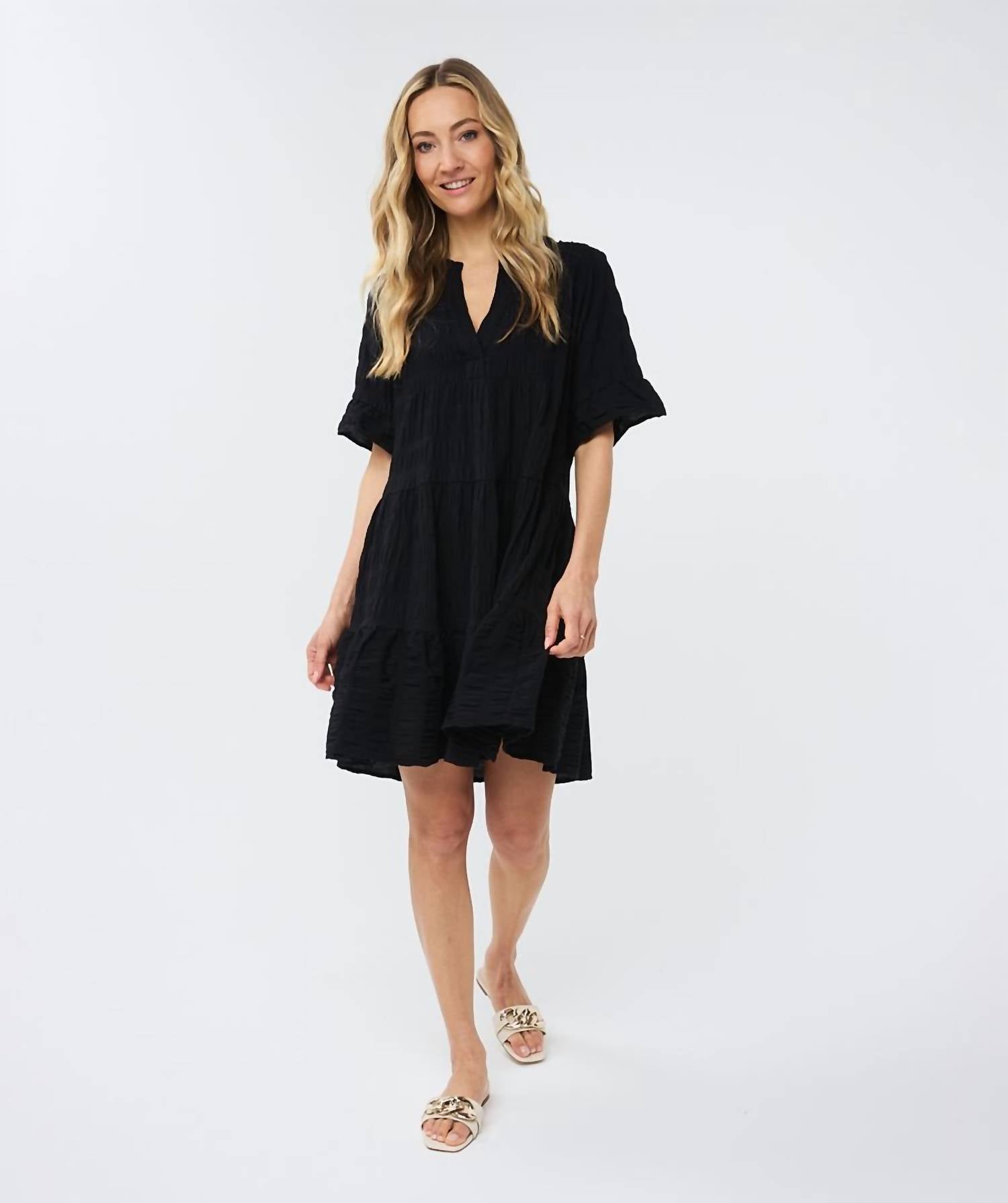 Esqualo - Dagny Seersucker Dress